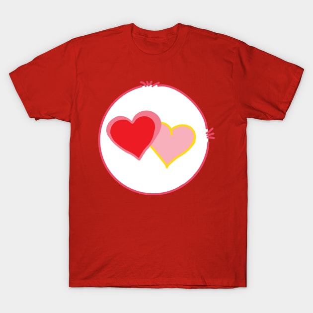 Love-a-lot symbol : two hearts T-Shirt by tailspalette